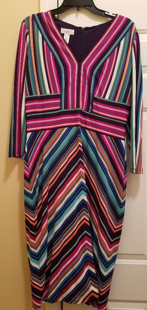 Beautiful colorful work or church dress